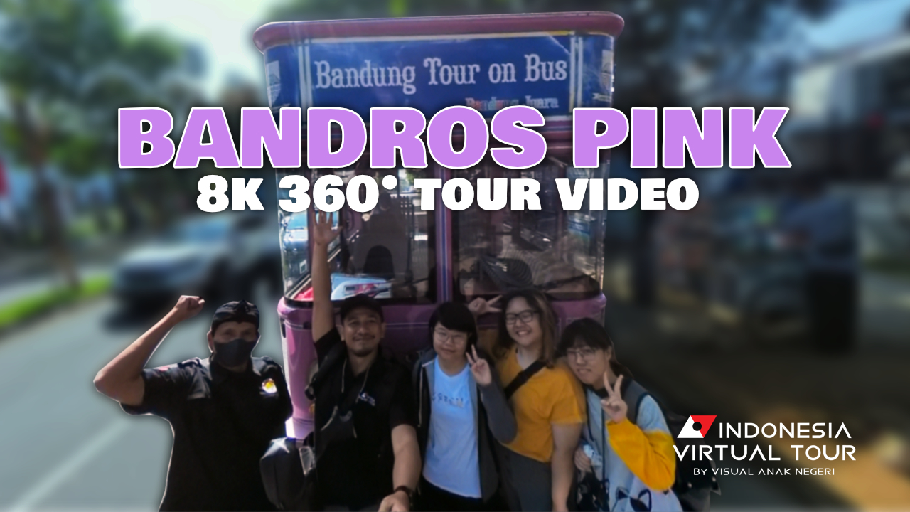 Naik Bandros Pink - Wisata Keliling Kota Bandung (8K 360° Video)